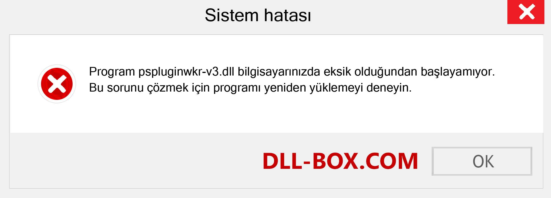 pspluginwkr-v3.dll dosyası eksik mi? Windows 7, 8, 10 için İndirin - Windows'ta pspluginwkr-v3 dll Eksik Hatasını Düzeltin, fotoğraflar, resimler